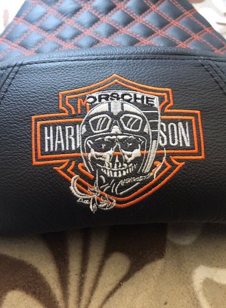 borduren harley porsche